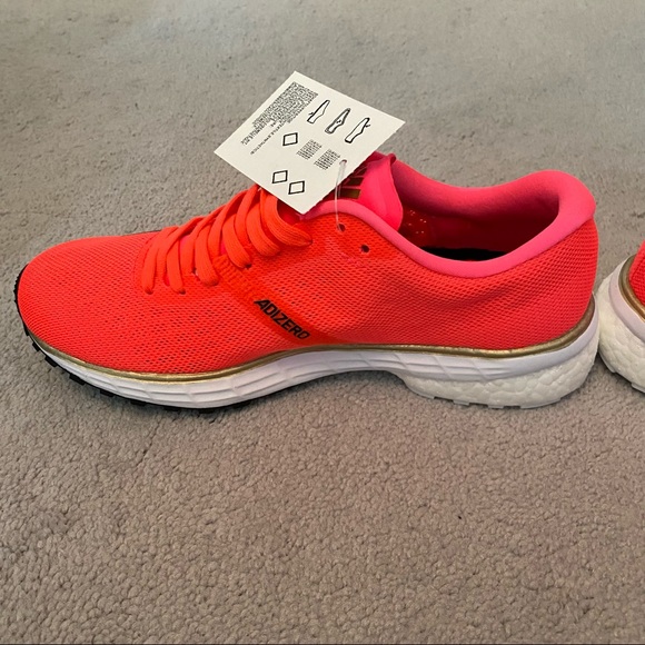 Adidas adios 5 Hot Coral Pink Reflective Sneakers - Picture 3 of 16